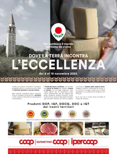 Anteprima del volantino Ipercoop - DOVE LA TERRA INCONTRA L’ECCELLENZA valido a partire dal 06.11.2025