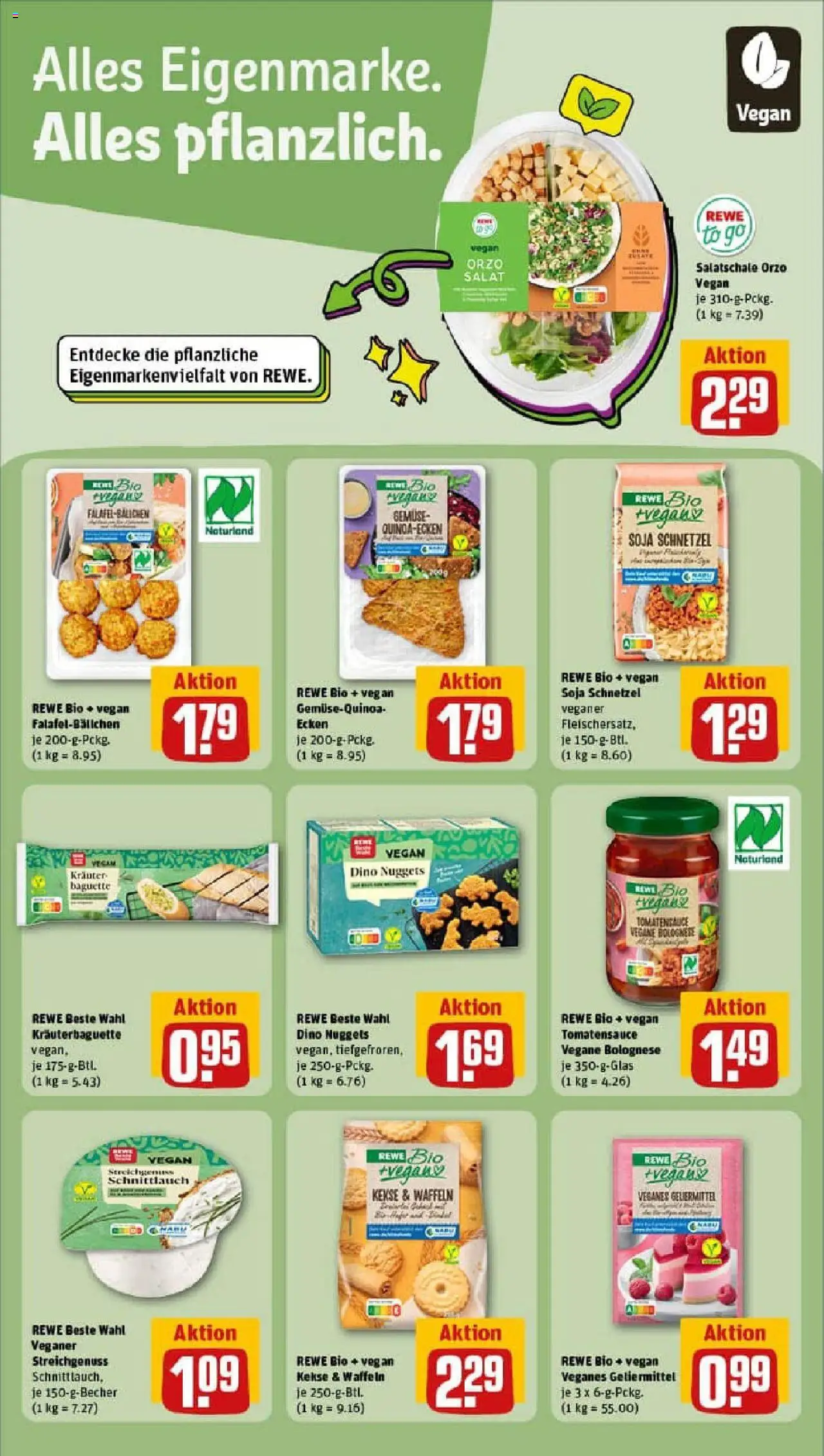 Rewe prospekt Dresden	 – gültig ab 07.09.2025 | Seite: 15 | Produkte: Baguette, Waffeln, Gemüse, Salat