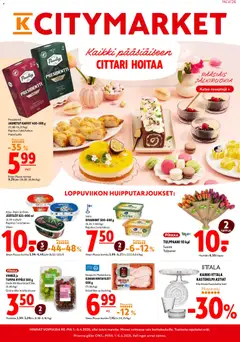 K-Citymarket-mainoslehti voimassa 01.04.2026 alkaen