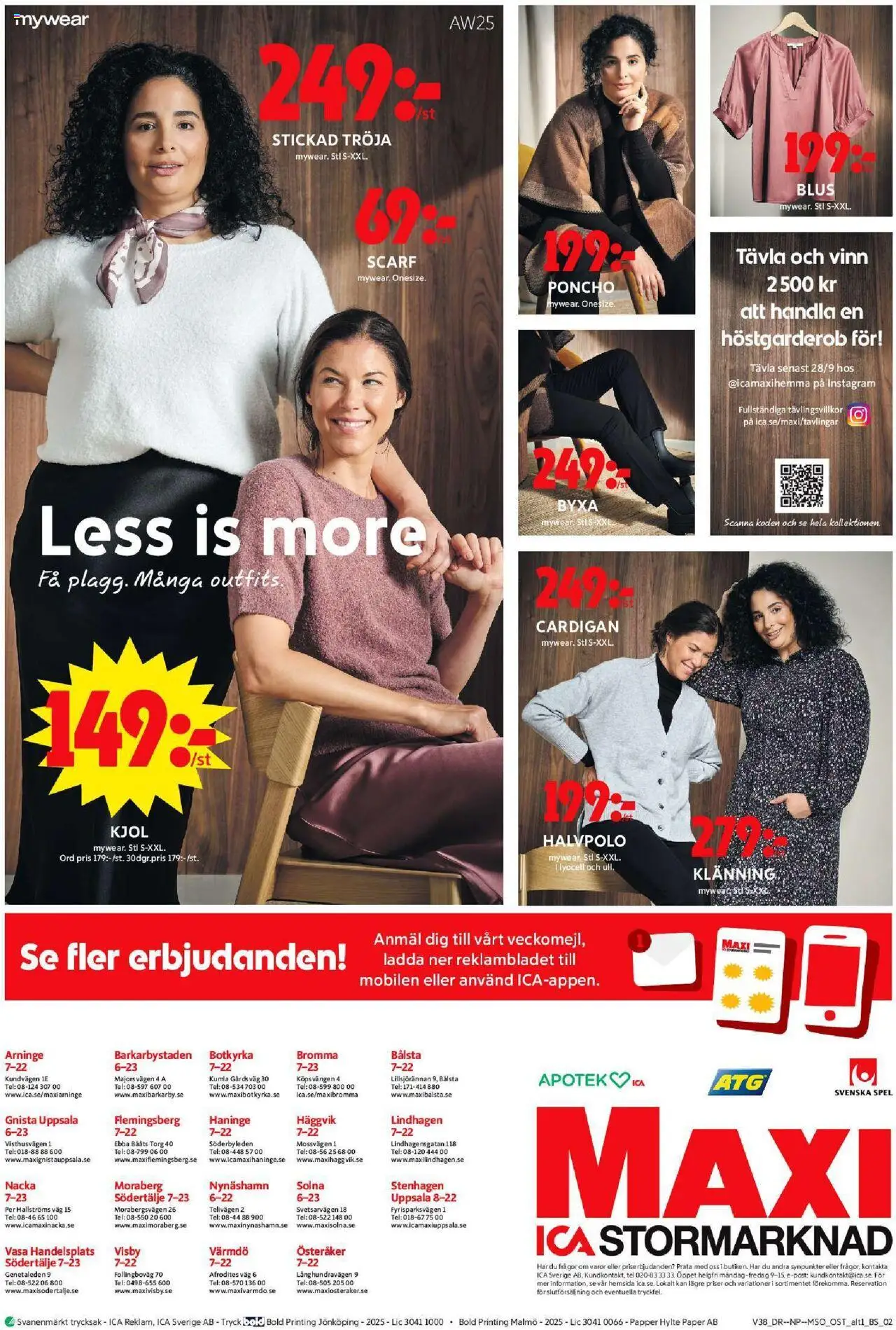 ICA Maxi reklamblad aktuell från 15.09.2025 | Sida: 14