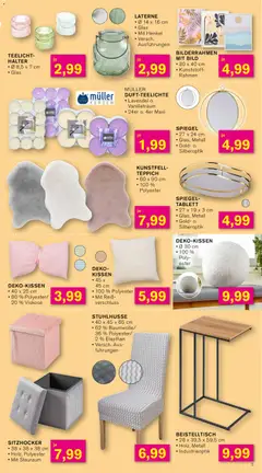 KODi Prospekt 	 ab 16.03.2026 gültig | Seite: 5 | Produkte: Beistelltisch, Kissen, Spiegel, Teppich