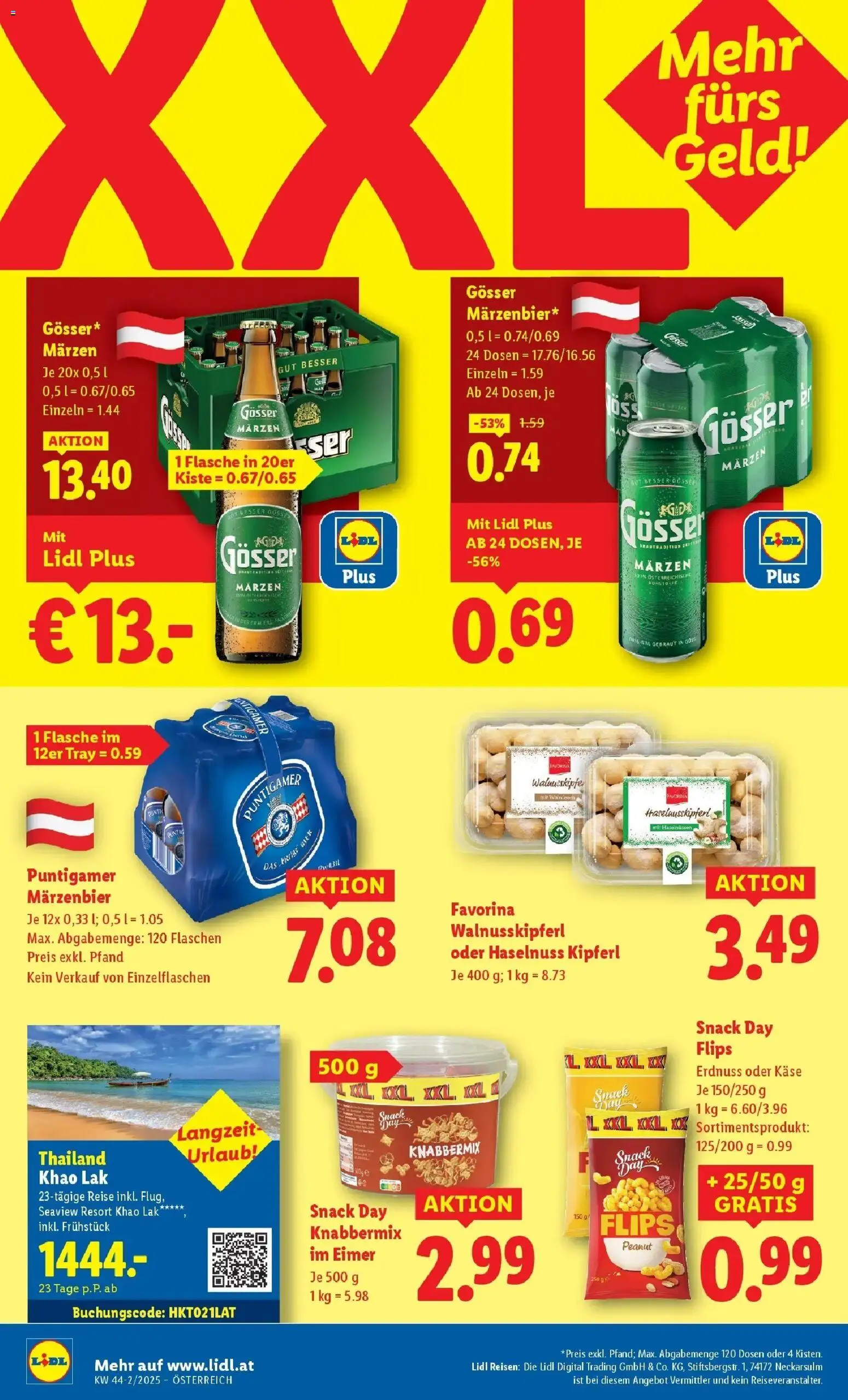 Lidl Flugblatt - Wien  gültig ab 30.10.2025 | Seite: 16 | Produkte: Käse, Bier