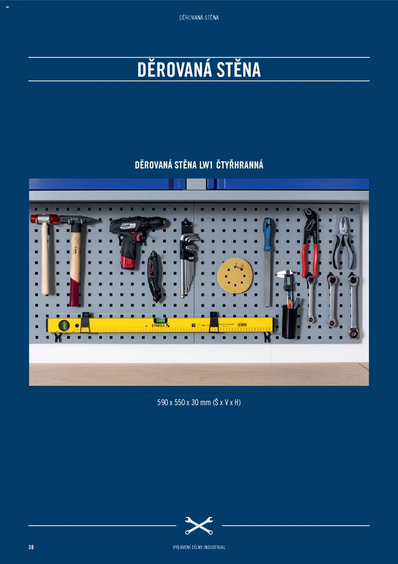 HORNBACH katalog - INDUSTRIAL - Systém vybavení dílny od 06.02.2025 | Strana: 38