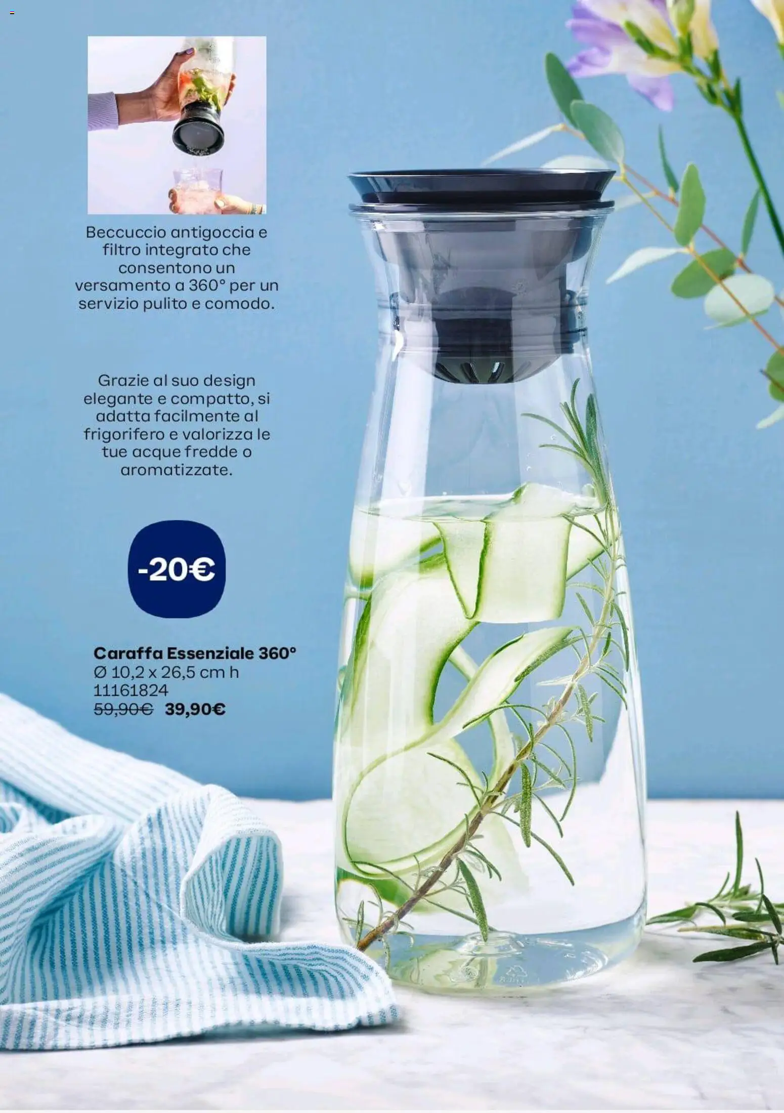 Volantino Tupperware del 02.03.2026 | Pagina: 8 | Prodotti: Caraffa, Frigorifero