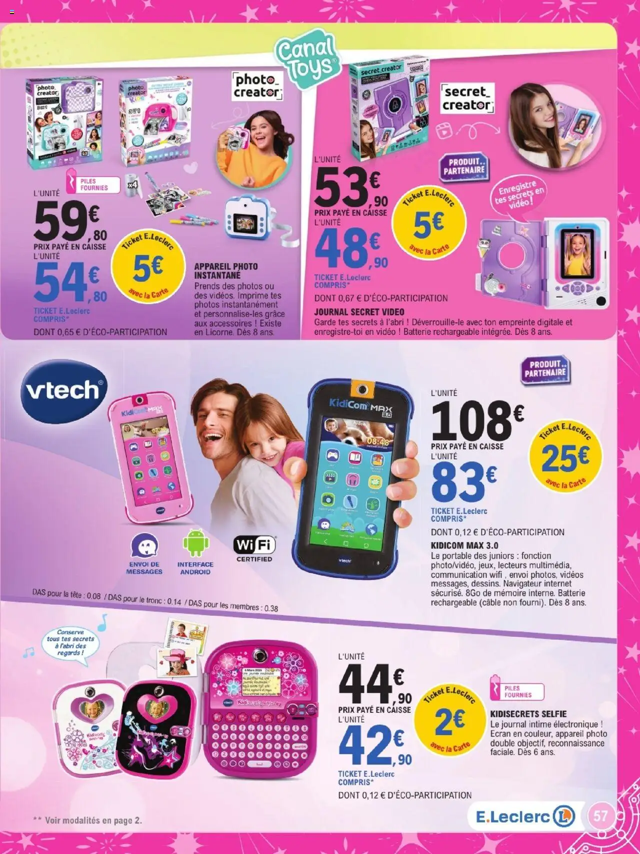 {H1} | Page: 57 | Produits: Appareil photo, Câble, Portable, Piles