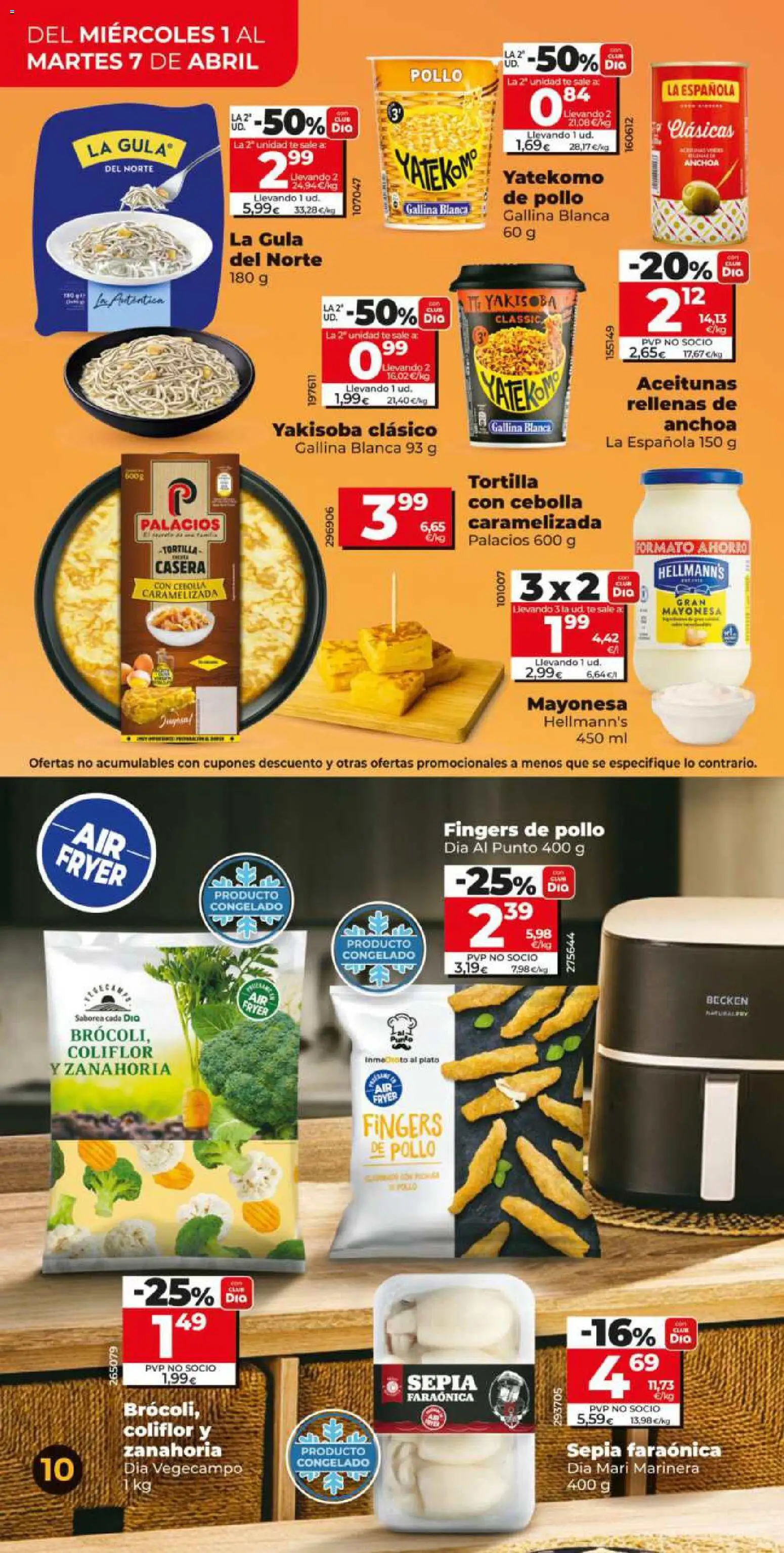 Dia - folleto Market │ válido desde el 01.04.2026 | Página: 10 | Productos: Zanahoria, Té, Οθόνη προβολής, Anchoa