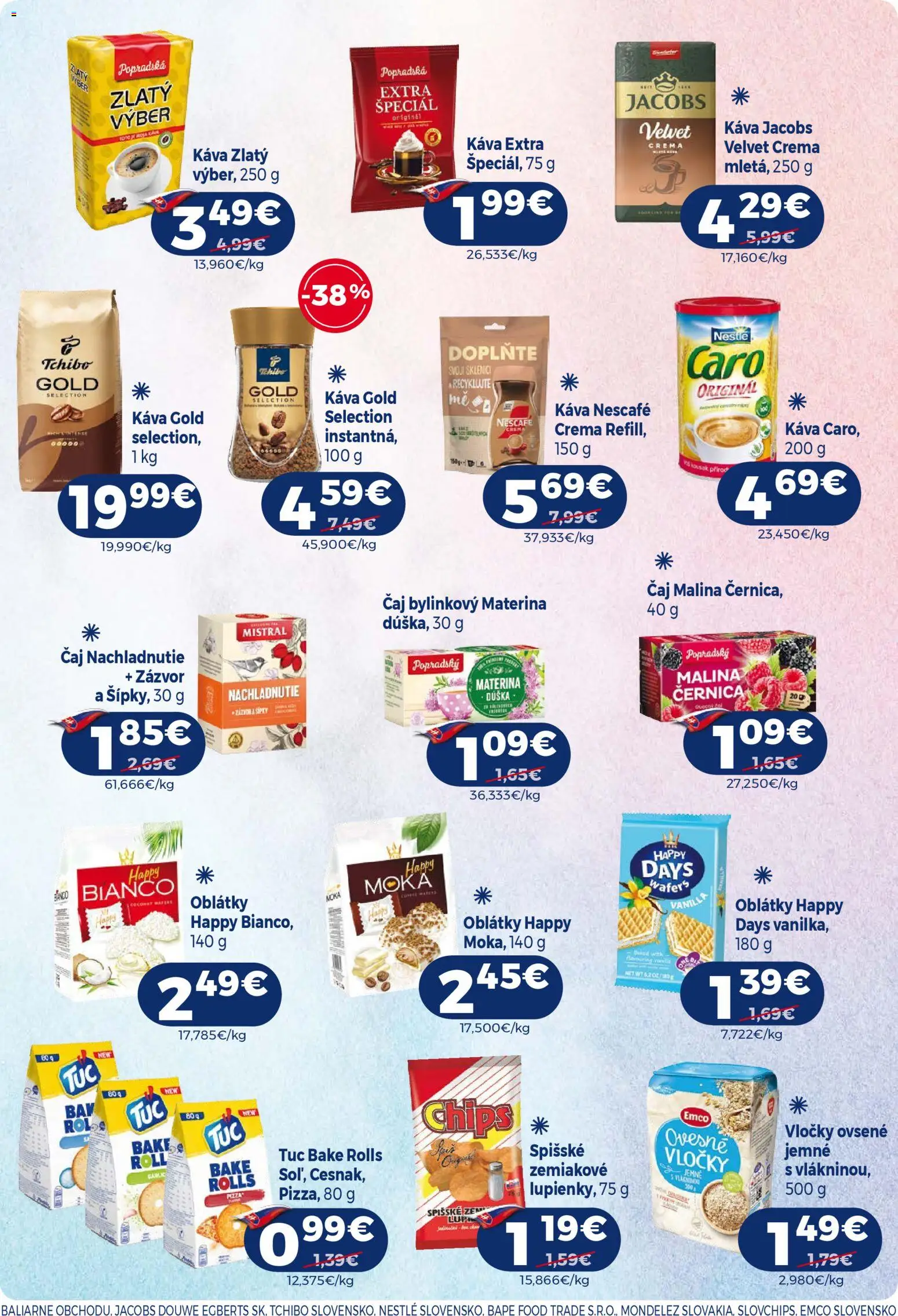 Nové Milk Agro akcie – leták je platný od 02.01.2026 | Strana: 8 | Produkty: Zázvor, Pizza, Čaj, Caro
