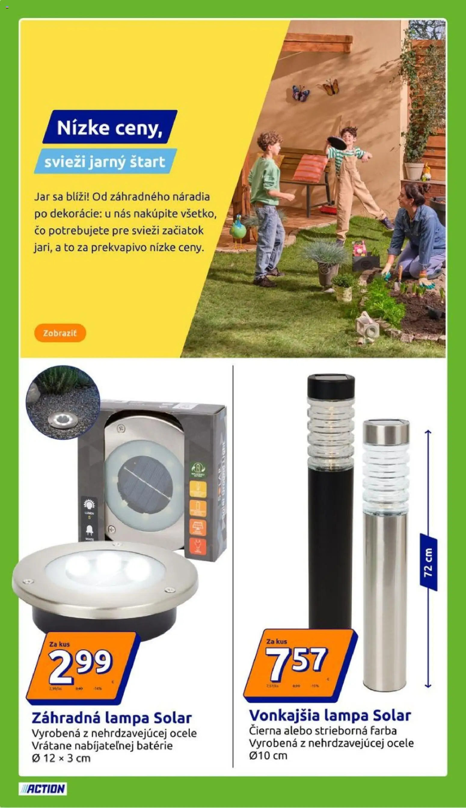 Nové Action akcie – leták je platný od 18.03.2026 | Strana: 14 | Produkty: Lampa, Jar