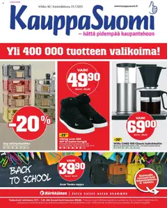 Katso Kärkkäinen - KauppaSuomi Eteläinen painos voimassa alkaen 23.07.2025