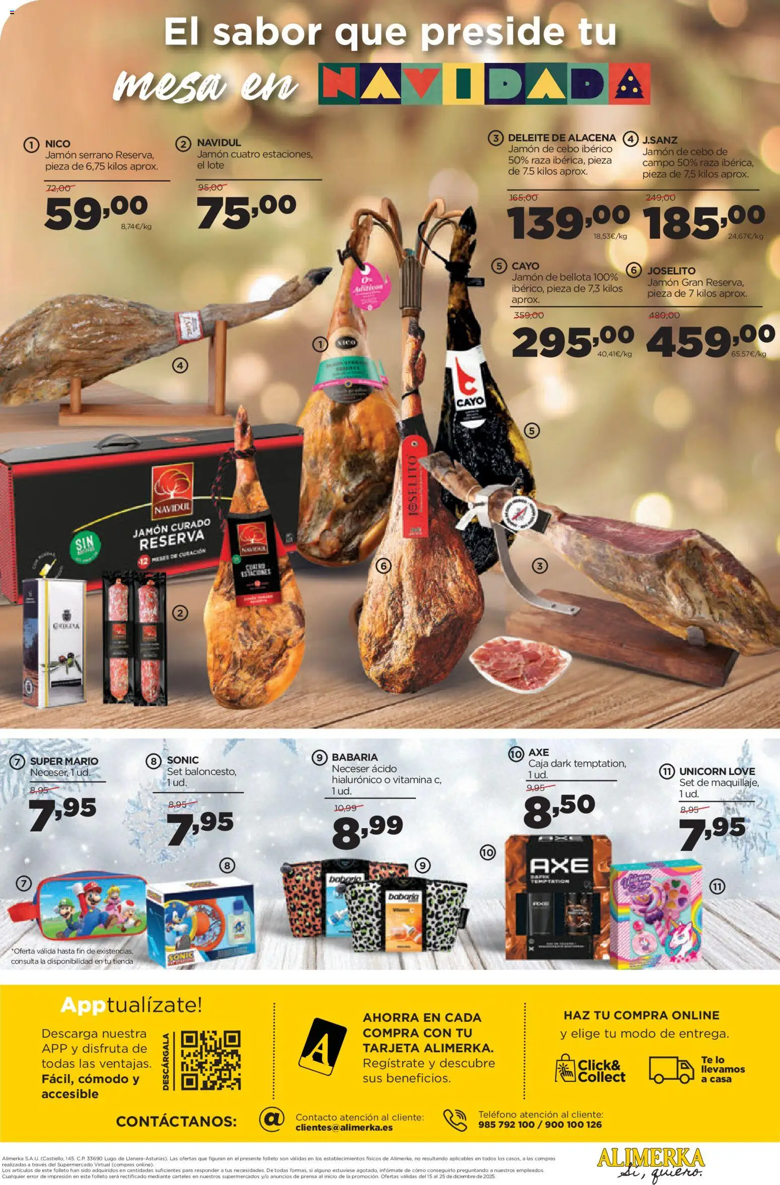 Alimerka folleto │ válido desde el 15.12.2025 | Página: 16 | Productos: Té, Teléfono, Prensa, Mesa