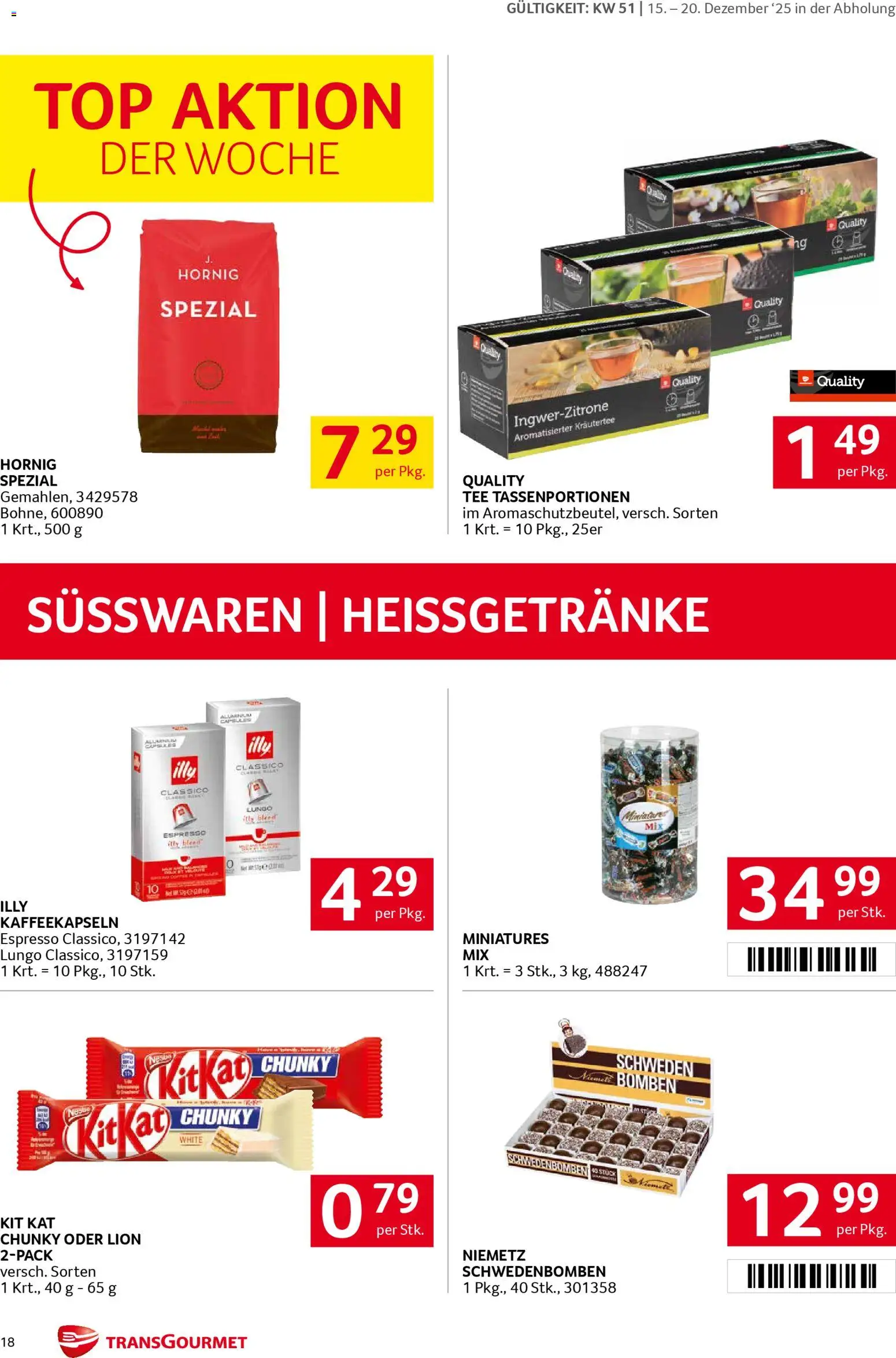 Transgourmet Flugblatt gültig ab 15.12.2025 | Seite: 17 | Produkte: Tee