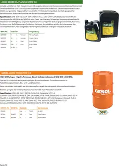 Lagerhaus Genol - Produkt- übersicht ab 03.12.2025 gültig | Seite: 10 | Produkte: Öl