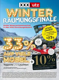 XXXLutz Winter Räumungsverkauf ab 13.01.2026 gültig