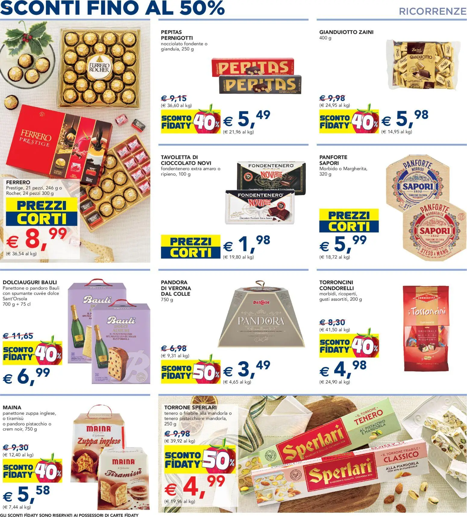 Volantino Esselunga S del 01.12.2025 | Pagina: 10 | Prodotti: Cioccolato, Panettone, Spumante, Amaro