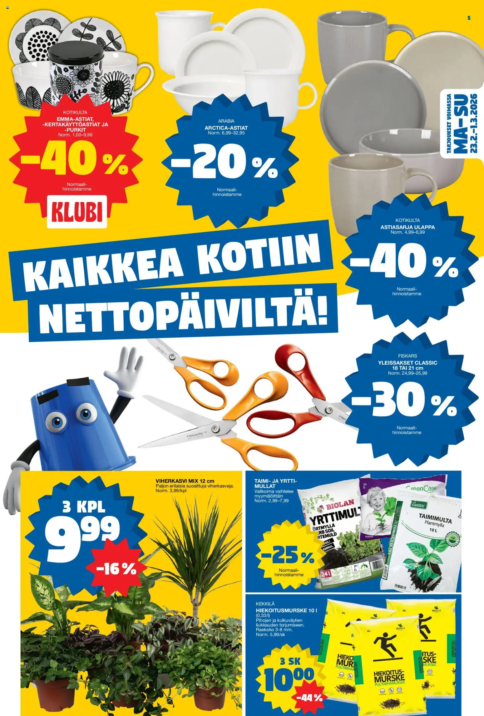 Tokmanni tarjoukset – voimassa 23.02.2026 alkaen | Sivu: 5