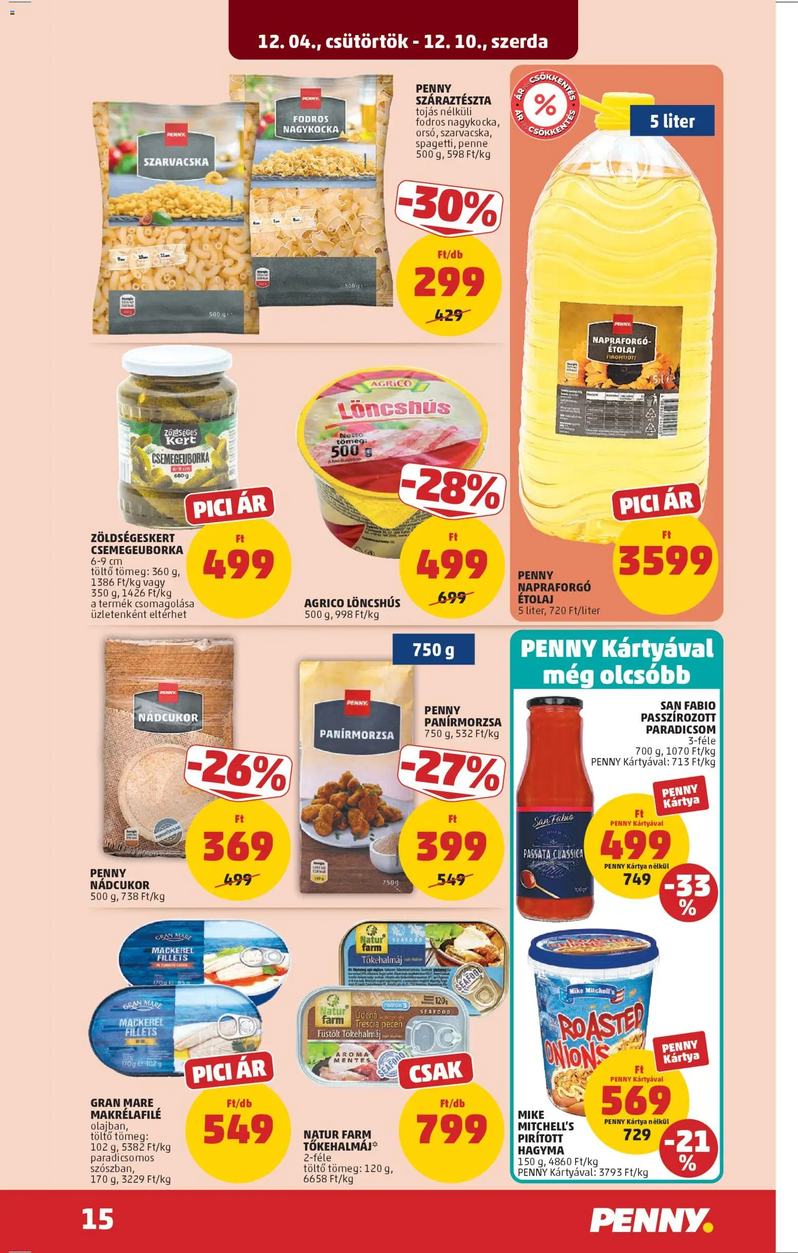 PENNY akciós ujság - amely érvényes a következő dátumtól: 04.12.2025 | Oldal: 19