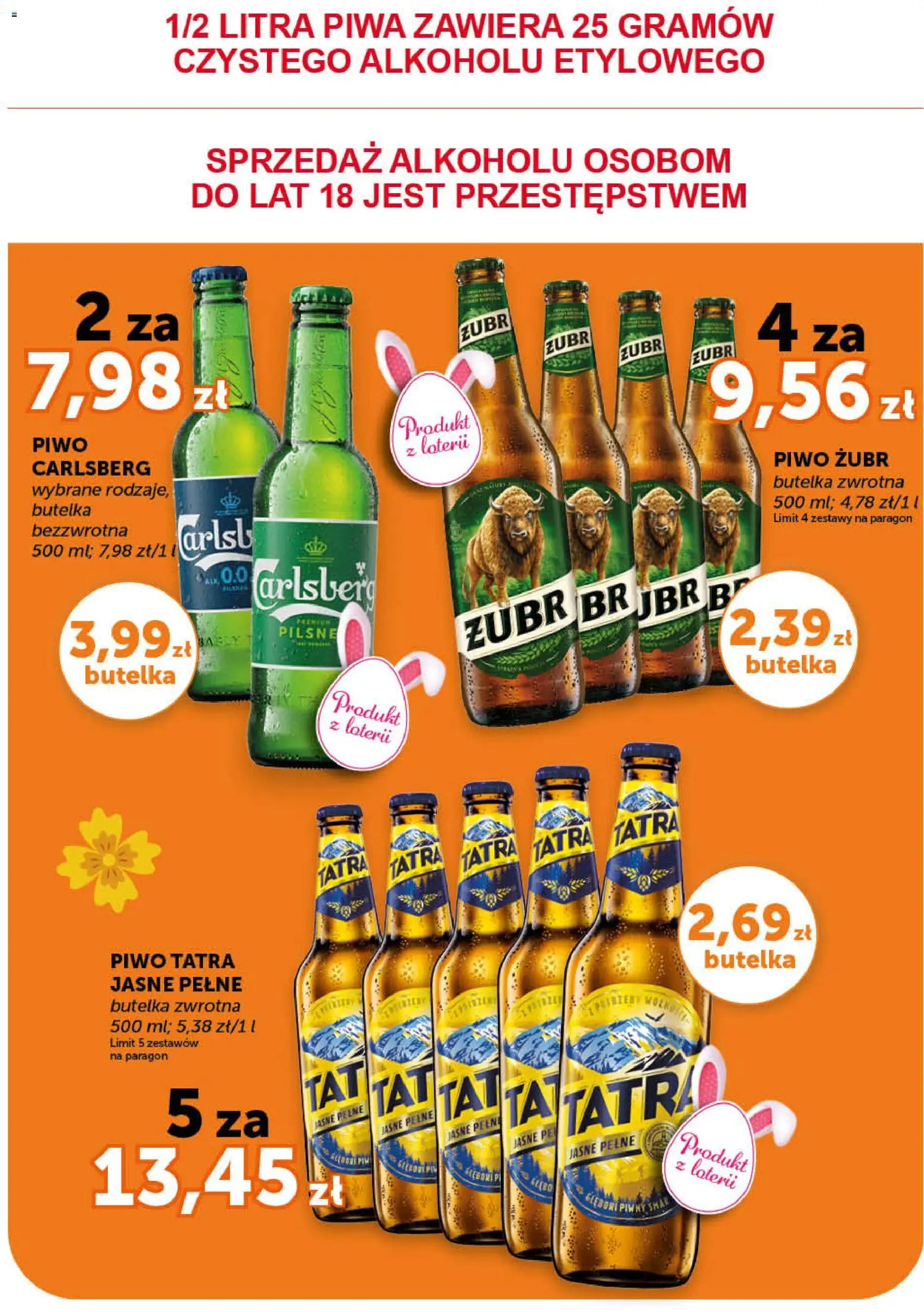 Euro Sklep gazetka - Market od 19.03.2026 | Strona: 10 | Produkty: Piwo żubr, Piwo
