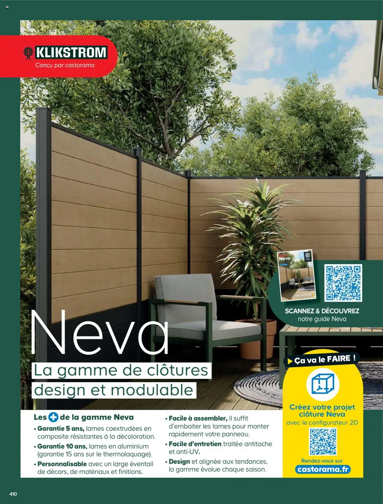 {H1} | Page: 410 | Produits: Éventail, Clôture