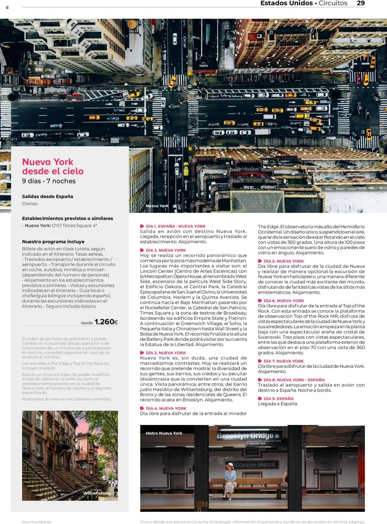 Viajes El Corte Inglés - Norteamérica y Caribe 2025 │ válido desde el 01.01.2025 | Página: 29 | Productos: Té, Bolsa
