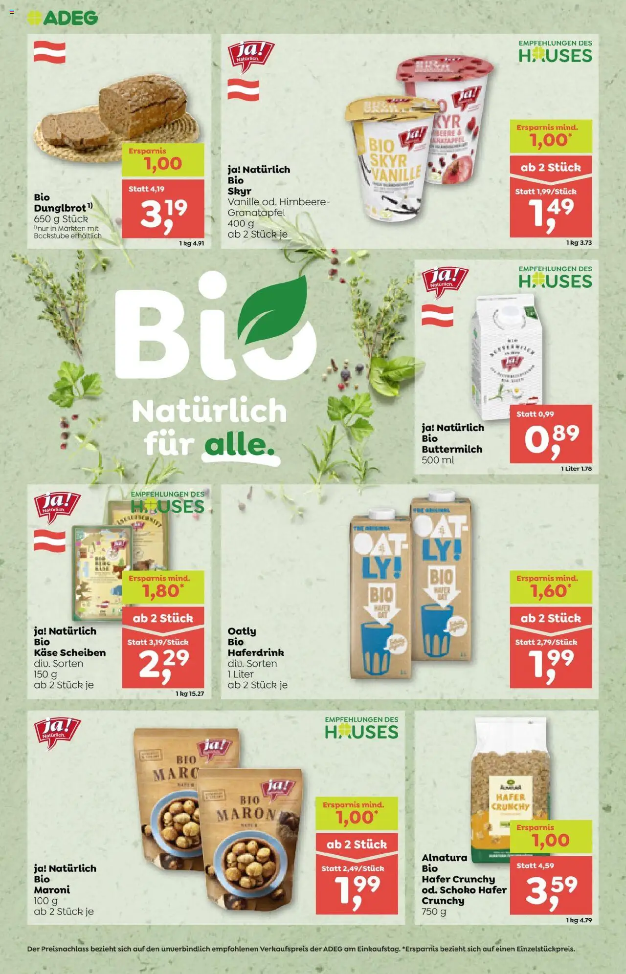 ADEG Vorarlberg gültig ab 18.09.2025 | Seite: 6 | Produkte: Himbeere, Käse