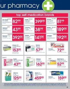 Clicks specials catalogue – valid from 23.10.2025 | Page: 31 | Products: Tablet, Lozenges, Cream, Syrup