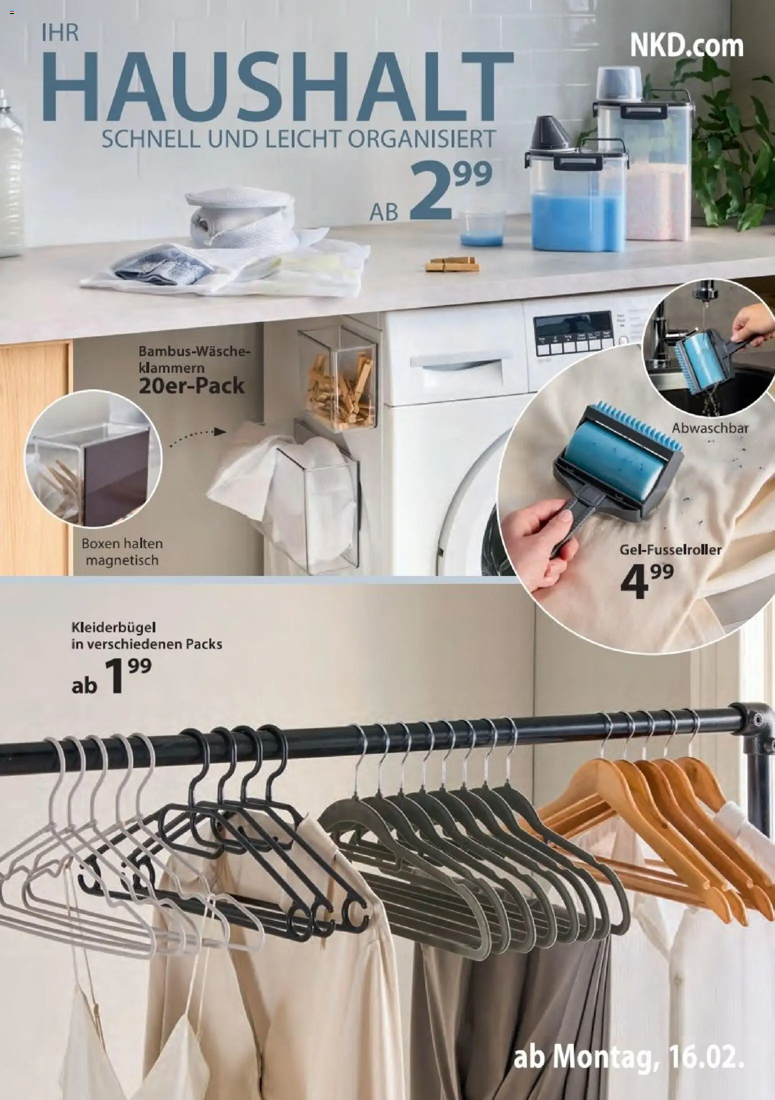 NKD Prospekt aktuell gültig ab 16.02.2026 | Seite: 5 | Produkte: Kleiderbügel