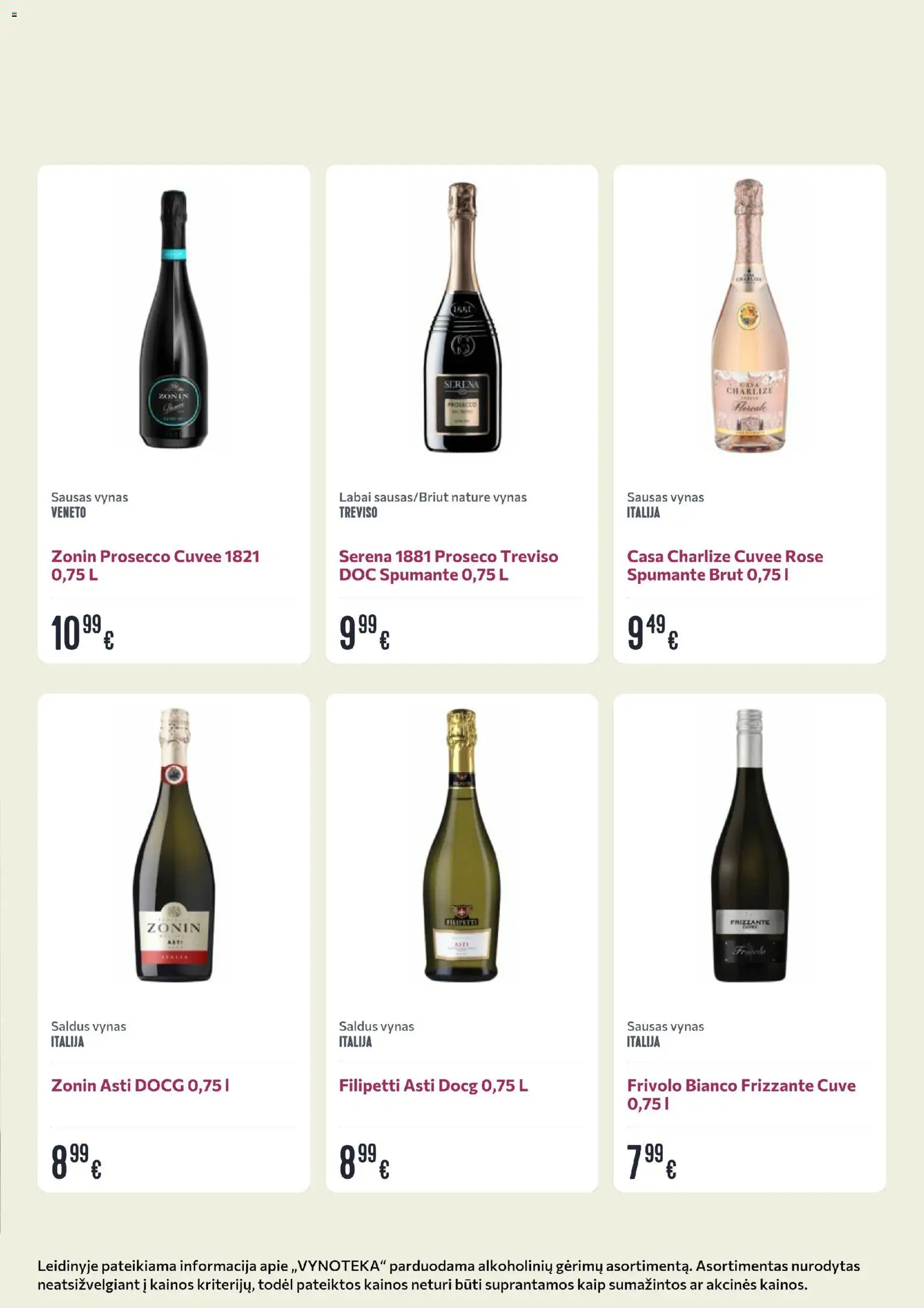 VYNOTEKA akcijos nuo 20.04.2026 | Puslapis: 15 | Prekių: Vynas