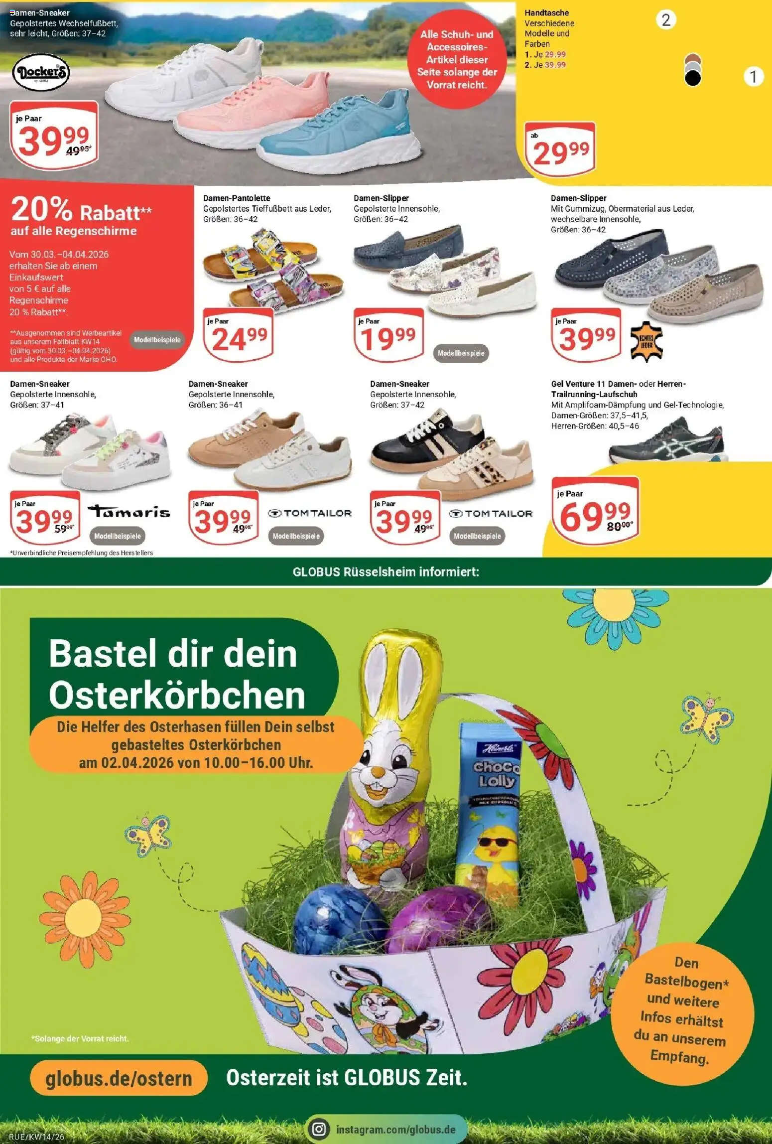 Globus prospekt Rüsselsheim	 – gültig ab 30.03.2026 | Seite: 28 | Produkte: Handtasche