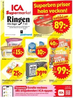 ICA Supermarket - Stockholm - Förhandsvisning av reklamblad från butik ICA Supermarket aktuell från 05.01.2026