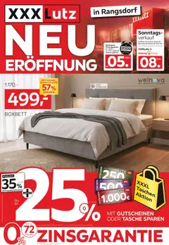 XXXL Lutz Neueröffnungsangebote in Rangsdorf ab 01.03.2026 gültig