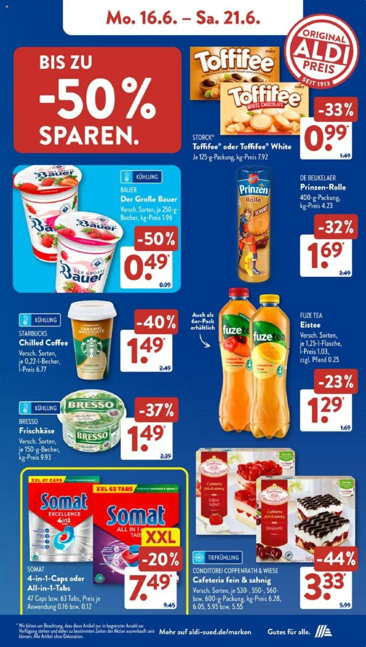 Aldi Süd Prospekt 	 - gültig ab dem 16.06.2025 | Seite: 5 | Produkte: Up2fashion, Cardigan, Waschestander, Home creation