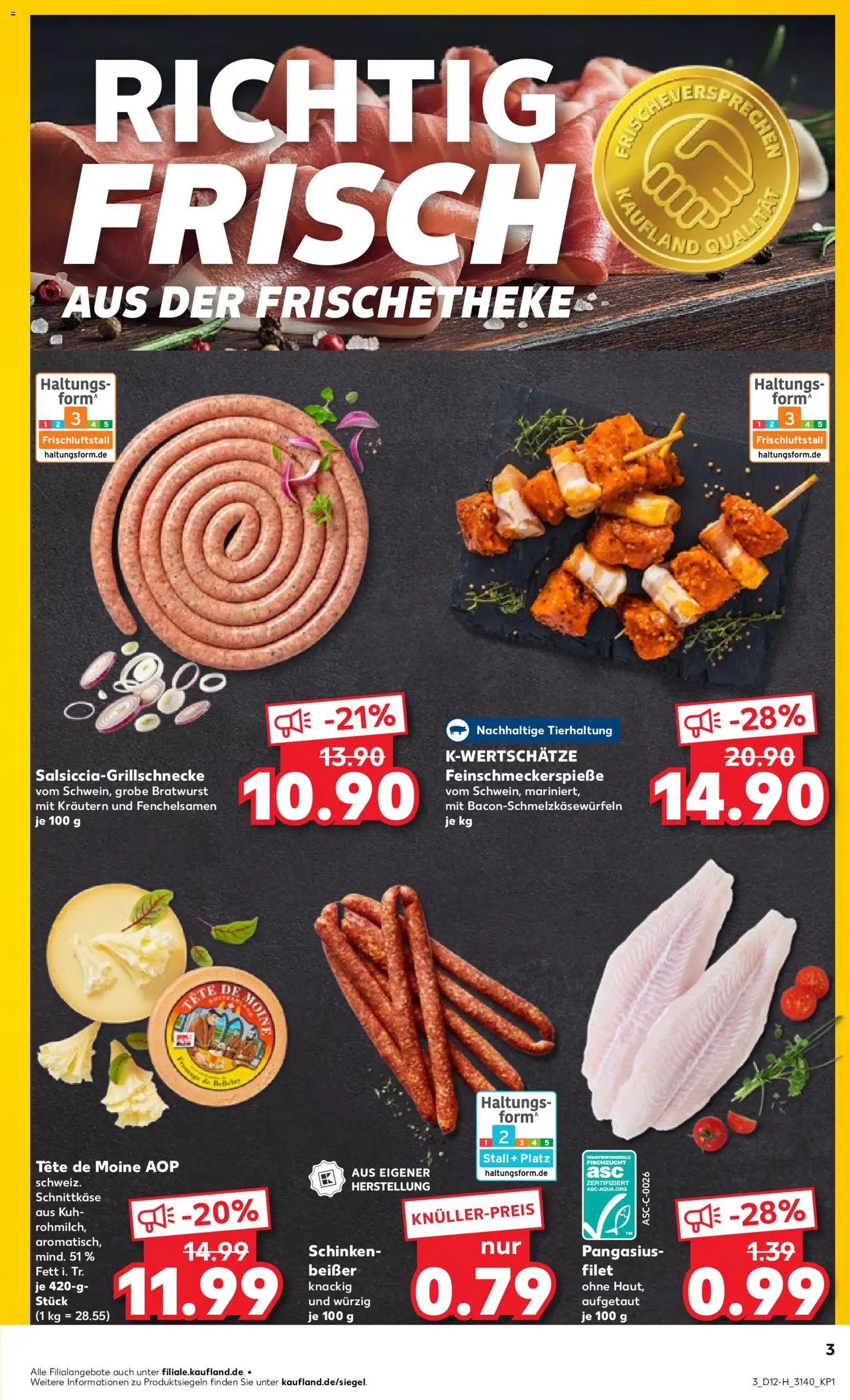 Kaufland Prospekt Leipzig	 – gültig ab 19.03.2026 | Seite: 3 | Produkte: Bratwurst, Schinken