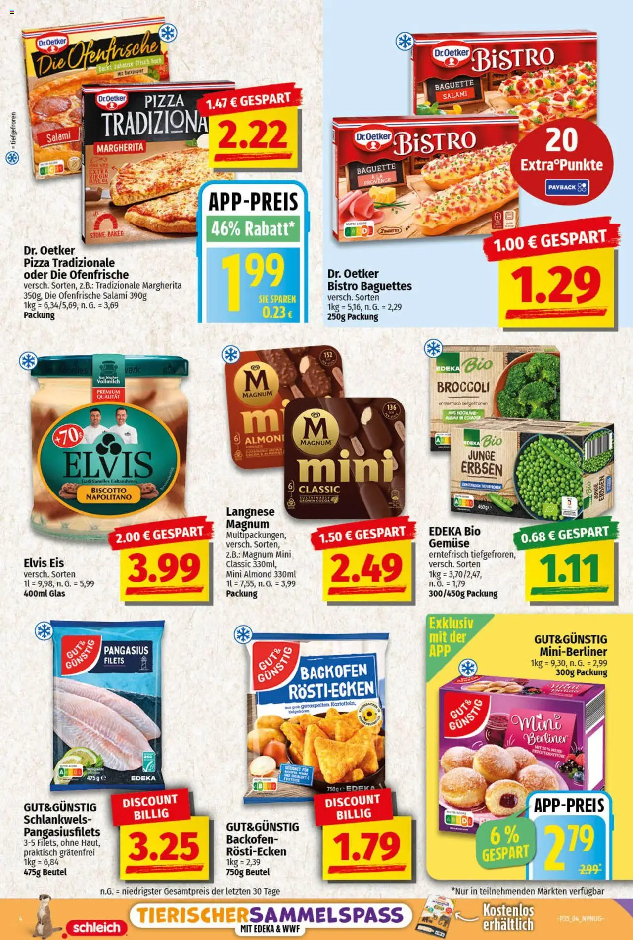 NP Discount Prospekt 	 - gültig ab dem 25.08.2025 | Seite: 4 | Produkte: Baguette, Ofenfrische, Backofen, Eis