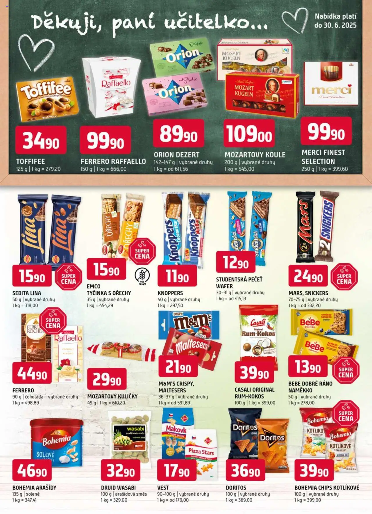 Terno leták od 18.06.2025 | Strana: 8 | Produkty: Kešu, Čokoláda, Toffifee, Med