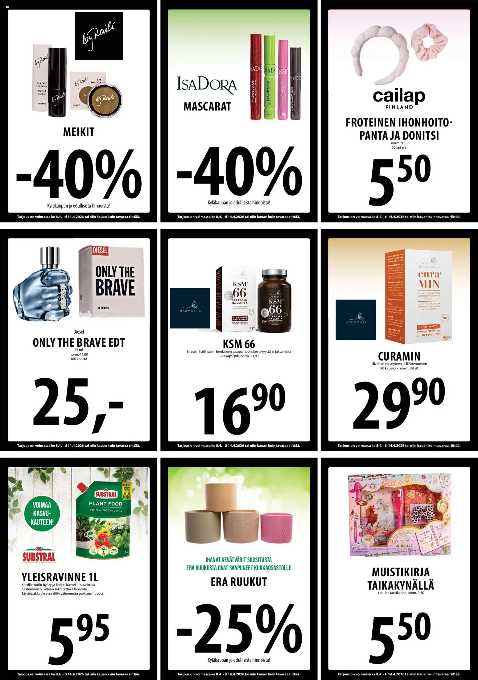 Tuuri tarjoukset – voimassa 08.04.2026 alkaen | Sivu: 12 | Tuotteet: Muistikirja