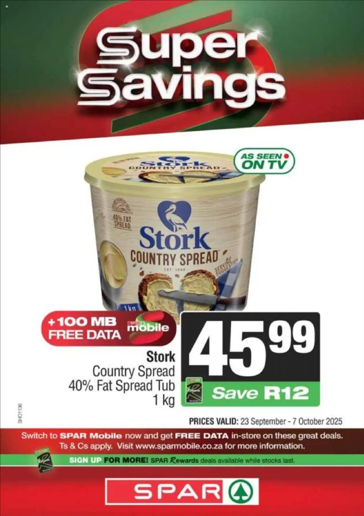 New KWIKSPAR catalogue – valid from 23.09.2025 | Page: 4 | Products: Data, TV, Switch, Fat spread
