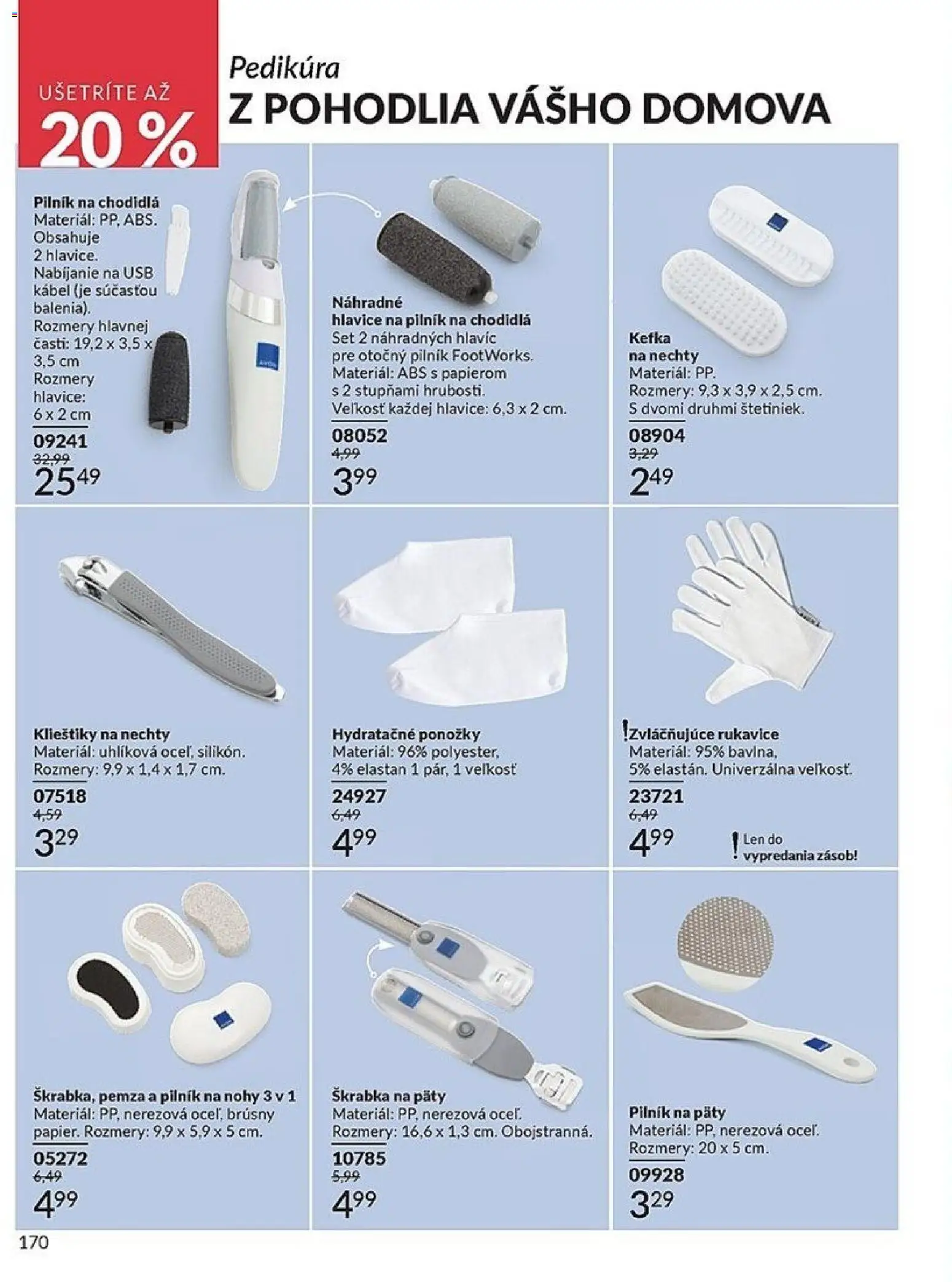 Nové Avon akcie – leták je platný od 01.01.2026 | Strana: 170 | Produkty: Ponožky, Rukavice, Kábel, USB
