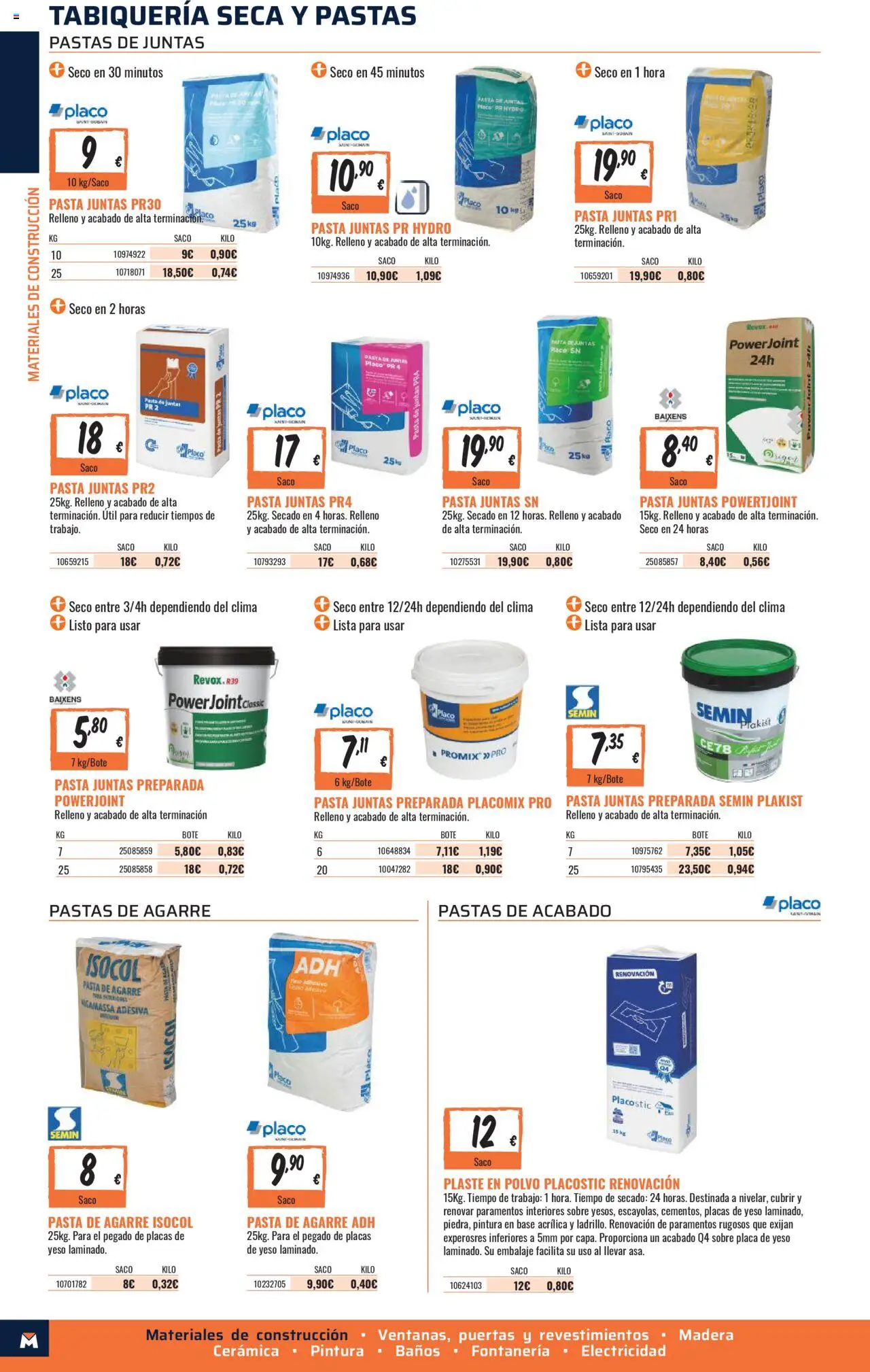 Obramat - Pamplona  │ válido desde el 10.10.2025 | Página: 4 | Productos: Polvo, Pasta