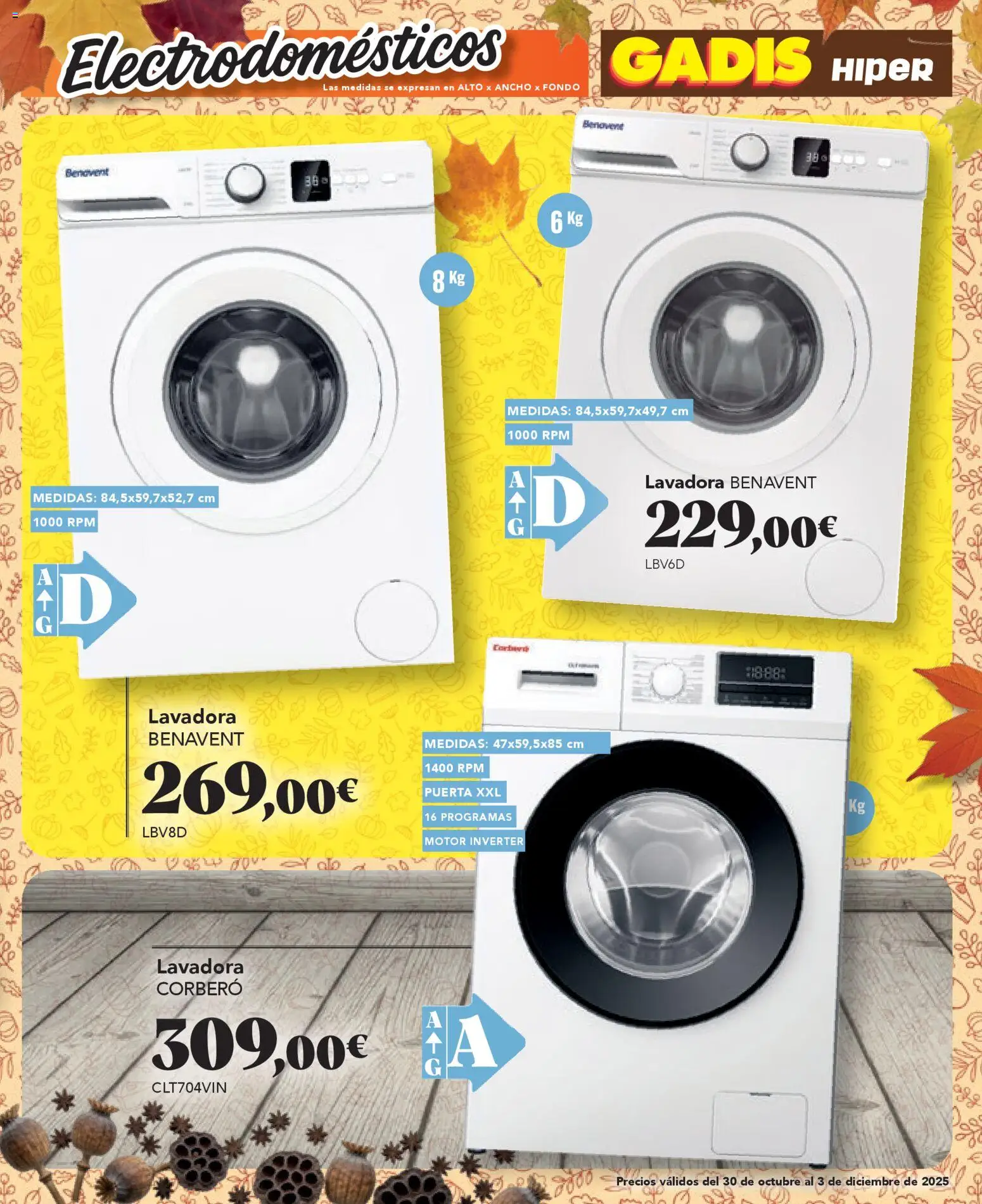 Gadis Hiper folleto │ válido desde el 30.10.2025 | Página: 11 | Productos: Lavadora
