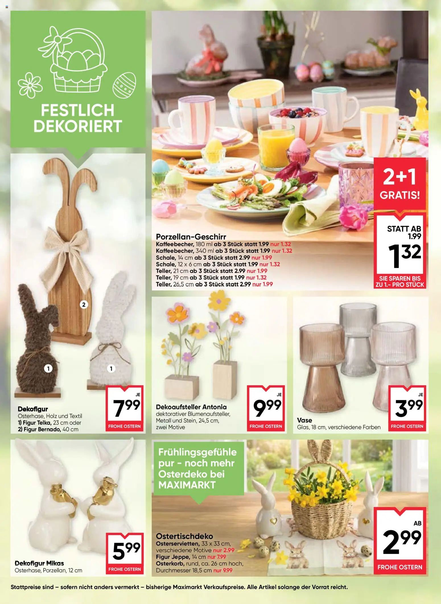 Maximarkt Flugblatt gültig ab 26.02.2026 | Seite: 22 | Produkte: Vase