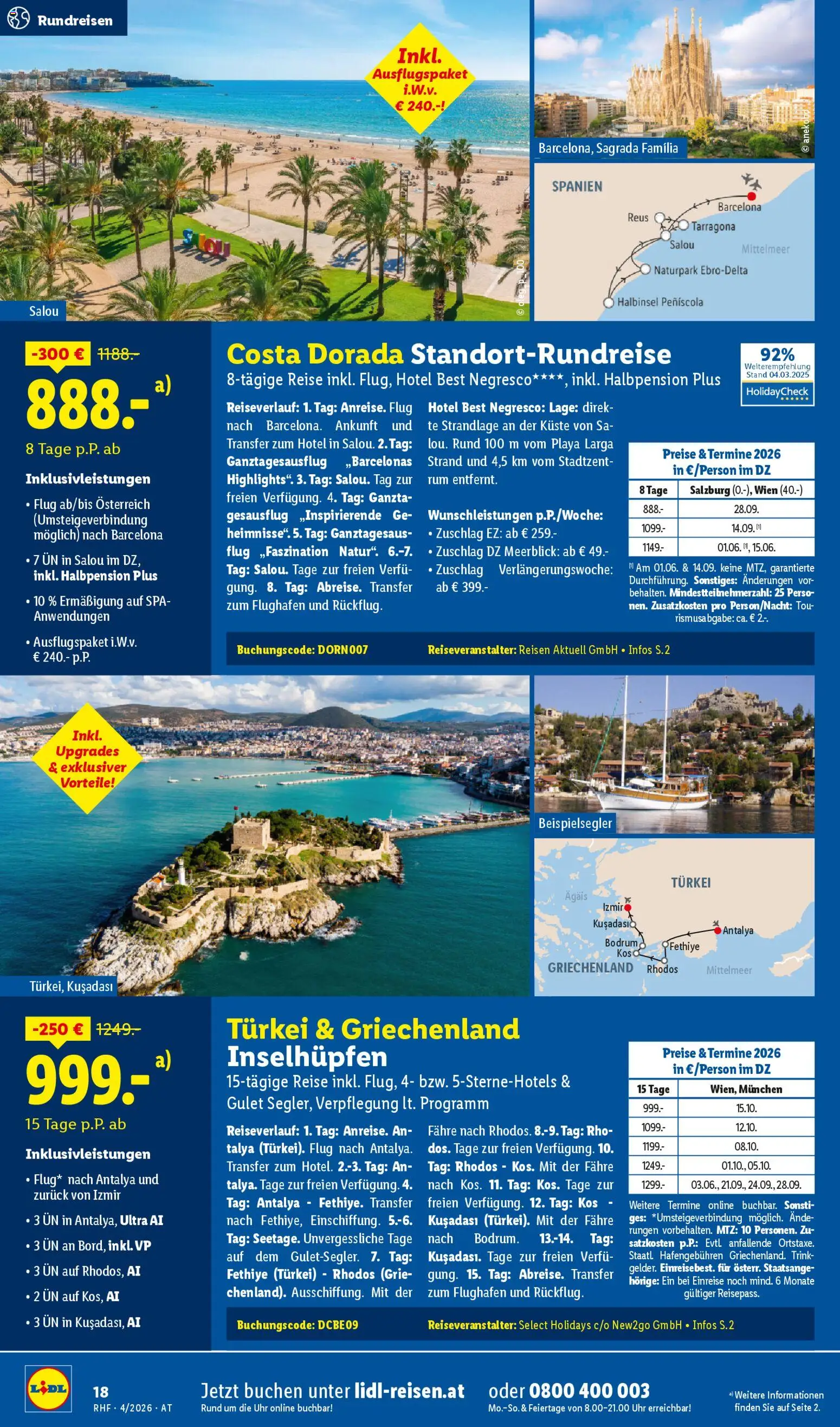 Lidl April Reise - Highlights gültig ab 28.03.2026 | Seite: 18