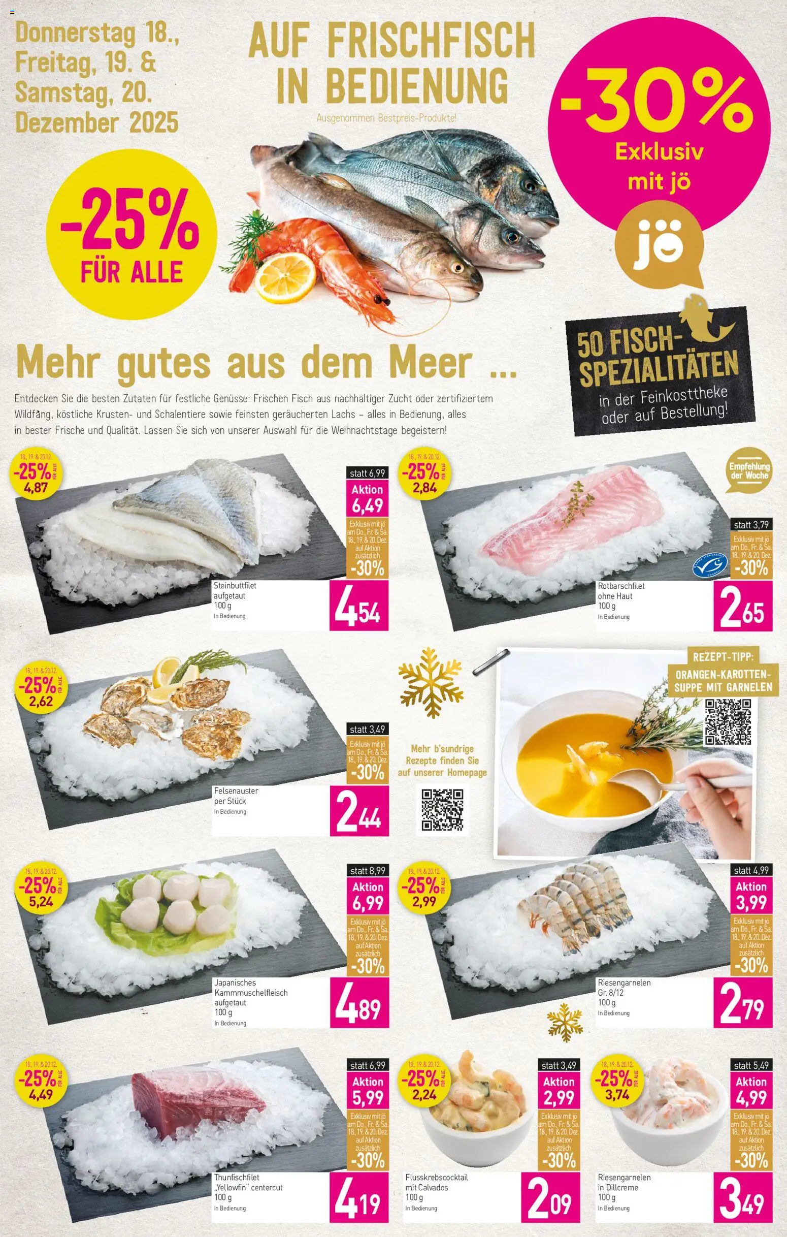 Sutterlüty Flugblatt gültig ab 18.12.2025 | Seite: 3 | Produkte: Fisch