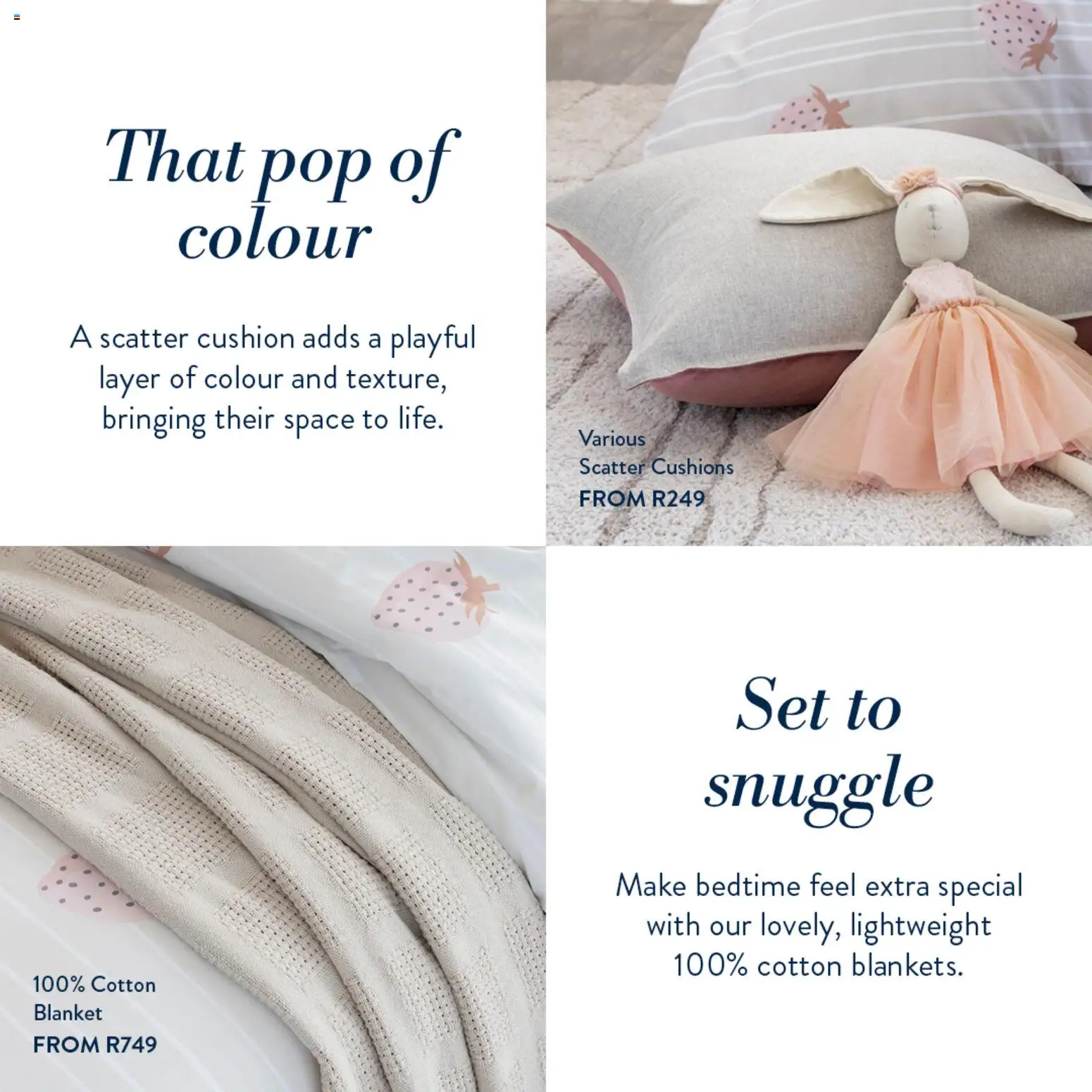 New Volpes catalogue – valid from 23.02.2026 | Page: 4 | Products: Cushion, Blanket