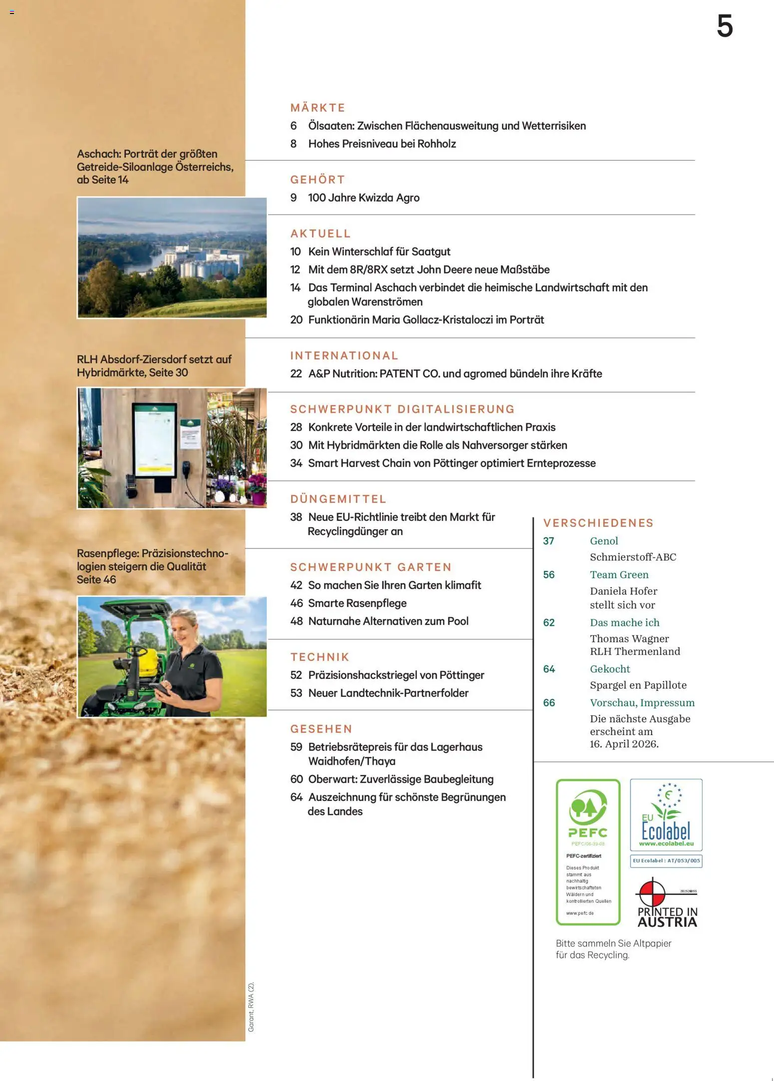 Lagerhaus Unser Land April 2025 gültig ab 01.04.2026 | Seite: 5