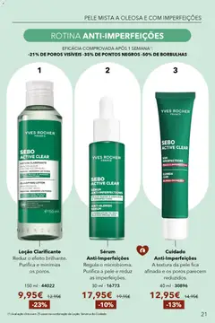 Pré-visualização Yves Rocher catálogo 3 válido de 19.02.2026 | Página: 21 | Produtos: Toner, Sérum