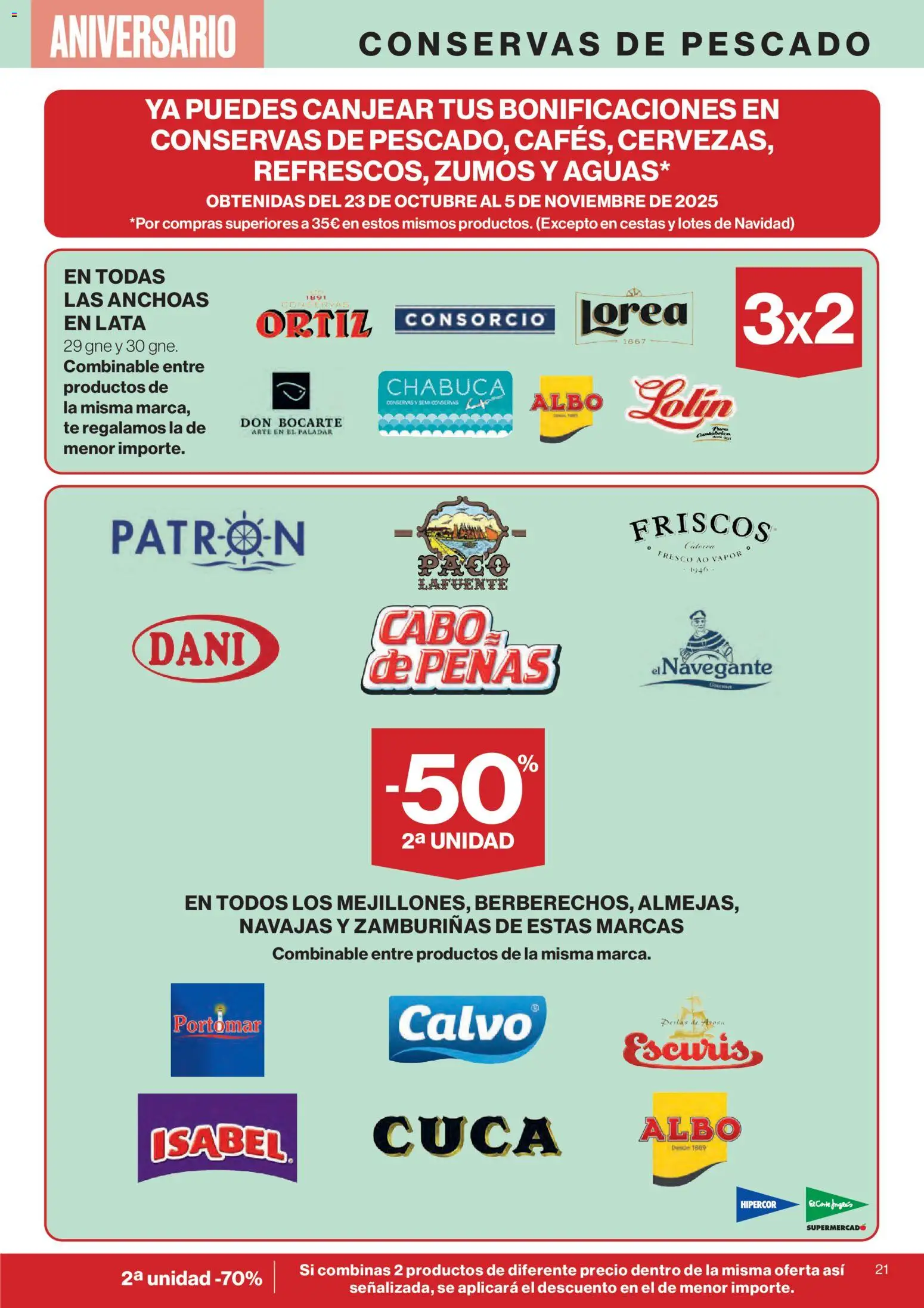 El Corte Inglés ofertas │ válido desde el 06.11.2025 | Página: 30 | Productos: Pescado, Té