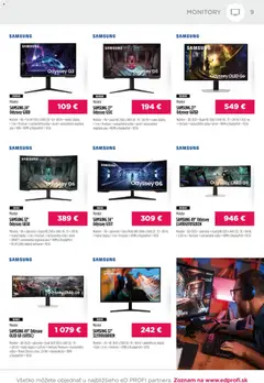 ED Profi leták platný od 01.11.2025 | Strana: 9 | Produkty: Monitor, Samsung