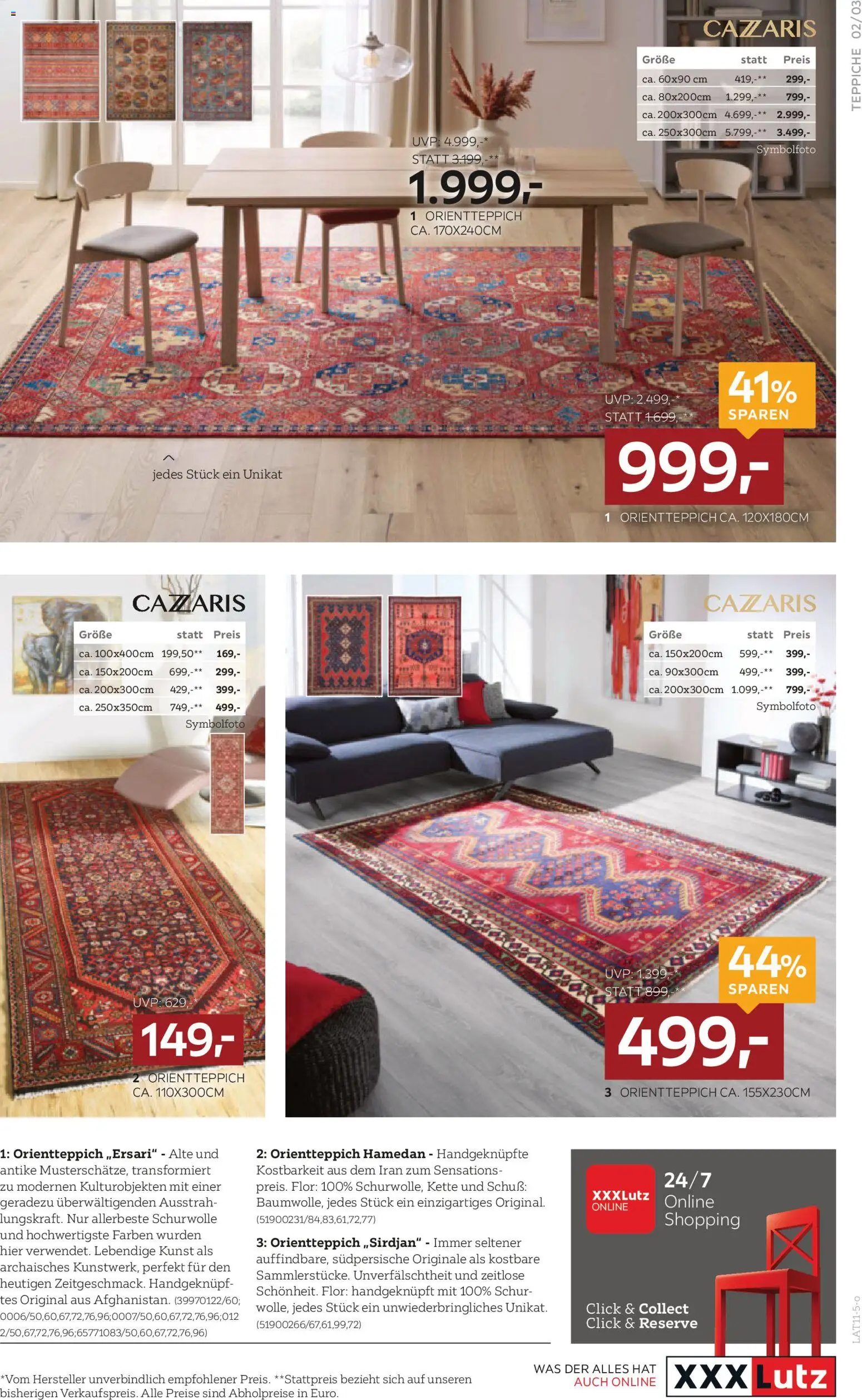 XXXLutz Teppichprodukten gültig ab 04.11.2025 | Seite: 3