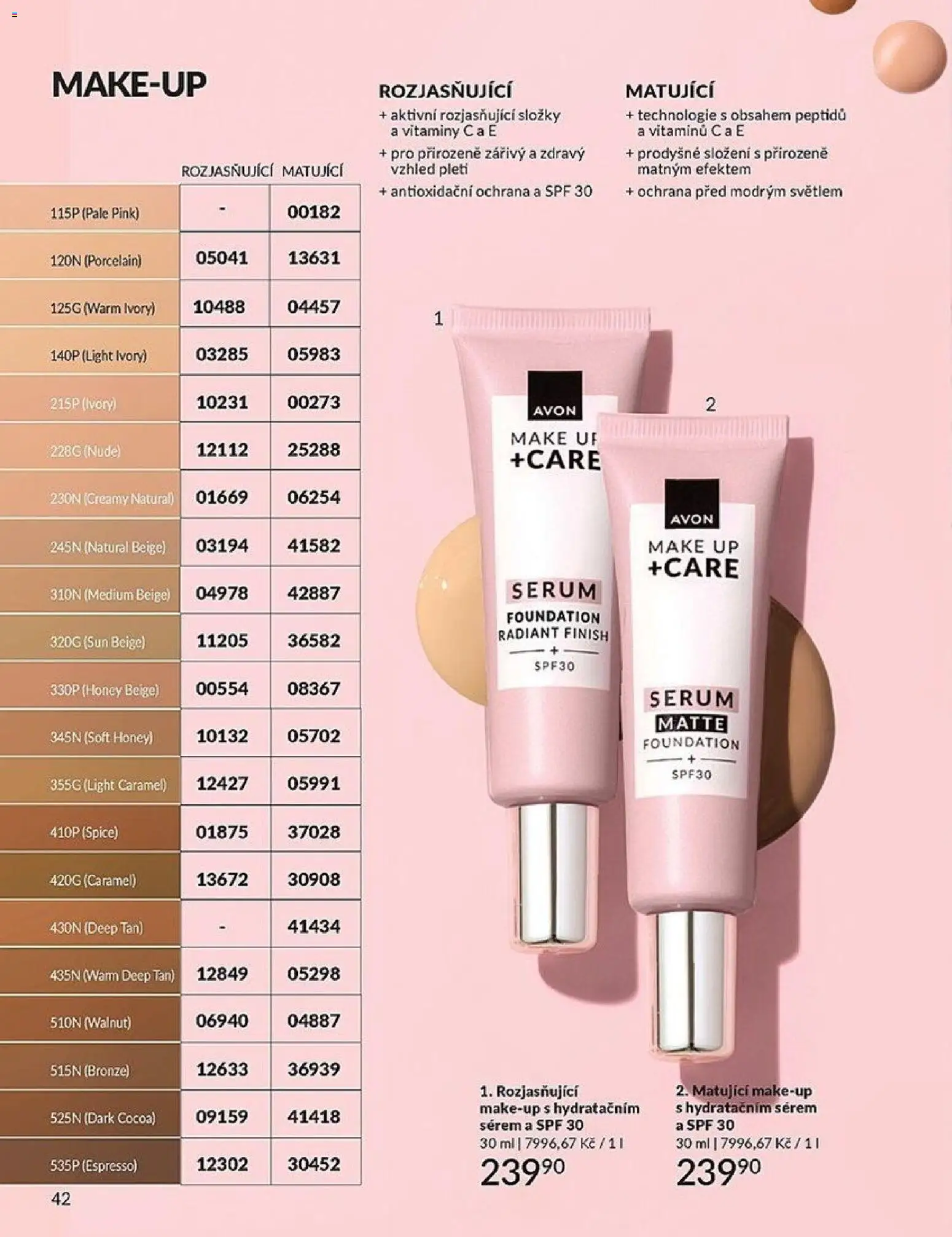 Avon katalog 3/2026 od 01.03.2026 | Strana: 42 | Produkty: Finish, Makeup, Sérum, Vitamíny