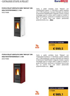 Anteprima del volantino Eurobrico Stufe a Pellet catalogo valido a partire dal 23.07.2025 | Pagina: 21 | Prodotti: Pellet, Stufa a pellet, Stufa